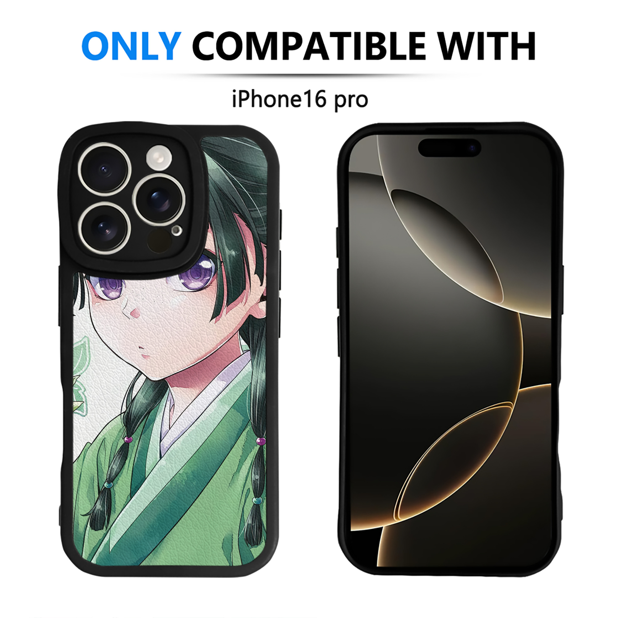 薬屋のひとりごと The Apothecary Diaries 【iPhone 16シリーズ対応】シリコンスマホケース（レザー調） 材質：シリコン